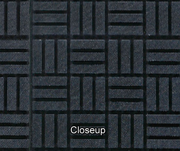 Rubber Scraper Floor Tiles are Rubber Floor Tiles by American Floor Mats